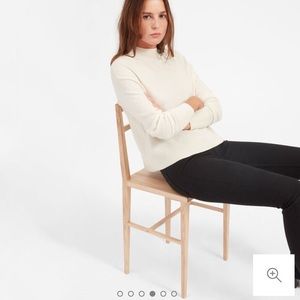 Everlane Cashmere Crop Mockneck
